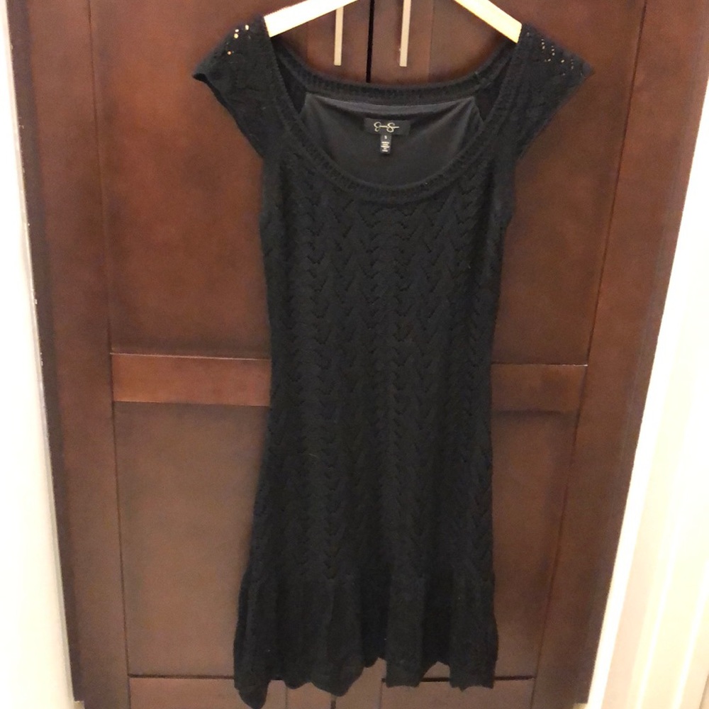 Jessica Simpson cape sleeve crochet dress , small